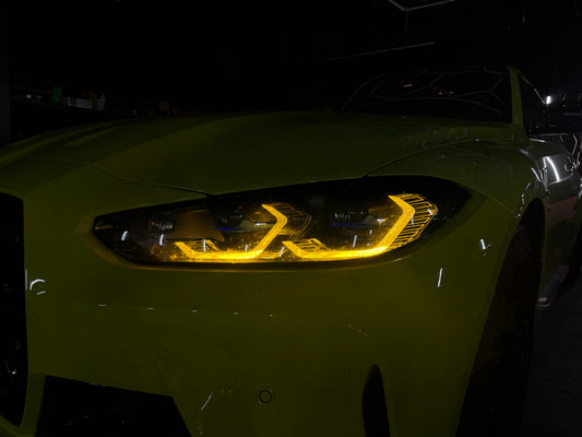 DRL 2-Farbig Gelb/Weiss für M3 G8X&M4 G8X